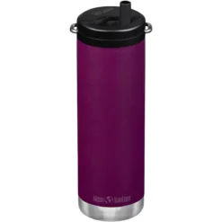 Klean Kanteen TKWide 592ml Insulated Bottle Twits Cap W/Straw Purple Potion