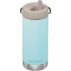 Klean Kanteen TKWide 355ml Insulated Bottle Twist Cap W/Straw Blue Tint