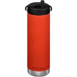 Klean Kanteen TKWide 592ml Insulated Bottle Twits Cap W/Straw Tiger Lilly