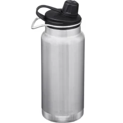 Klean Kanteen TKWide 946ml Insulated Bottle Chug Cap Brushed Stainless