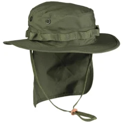 Teesar British Boonie Hat With Neck Flap Ripstop Olive