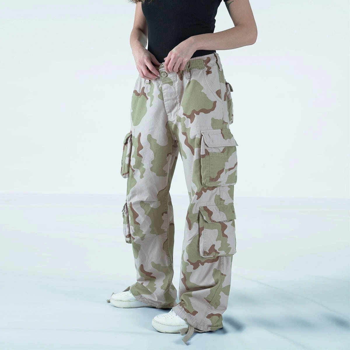 Surplus Ladies Airborne Vintage Trousers 3-Colour Desert - Image 2