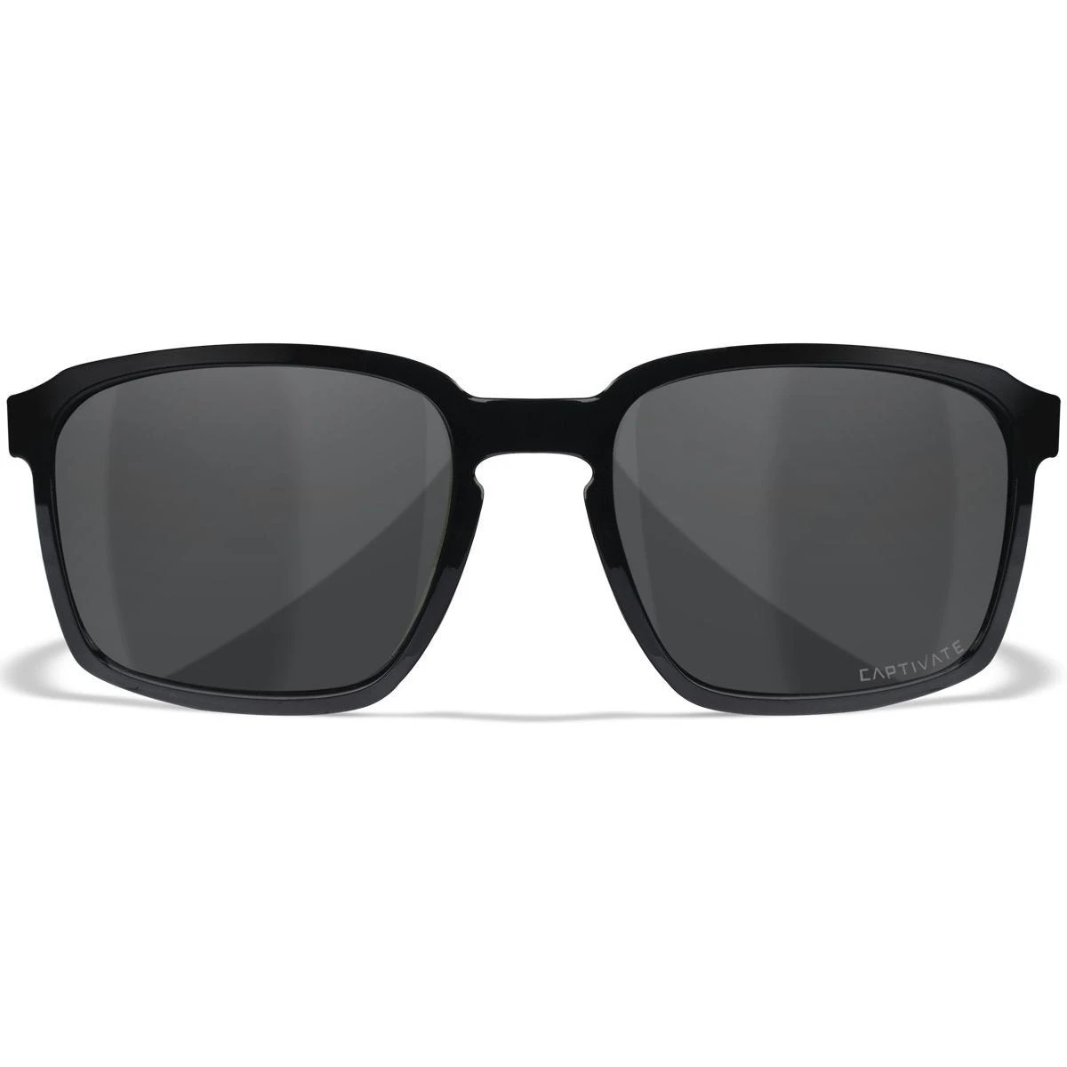 Wiley X WX Alfa Glasses - Captivate Polarized Grey Lenses / Gloss Black Frame - Image 2