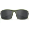 Wiley X WX Grid Glasses - Captivate Polarized Grey Mirror Lenses / Matte Utility Green Frame