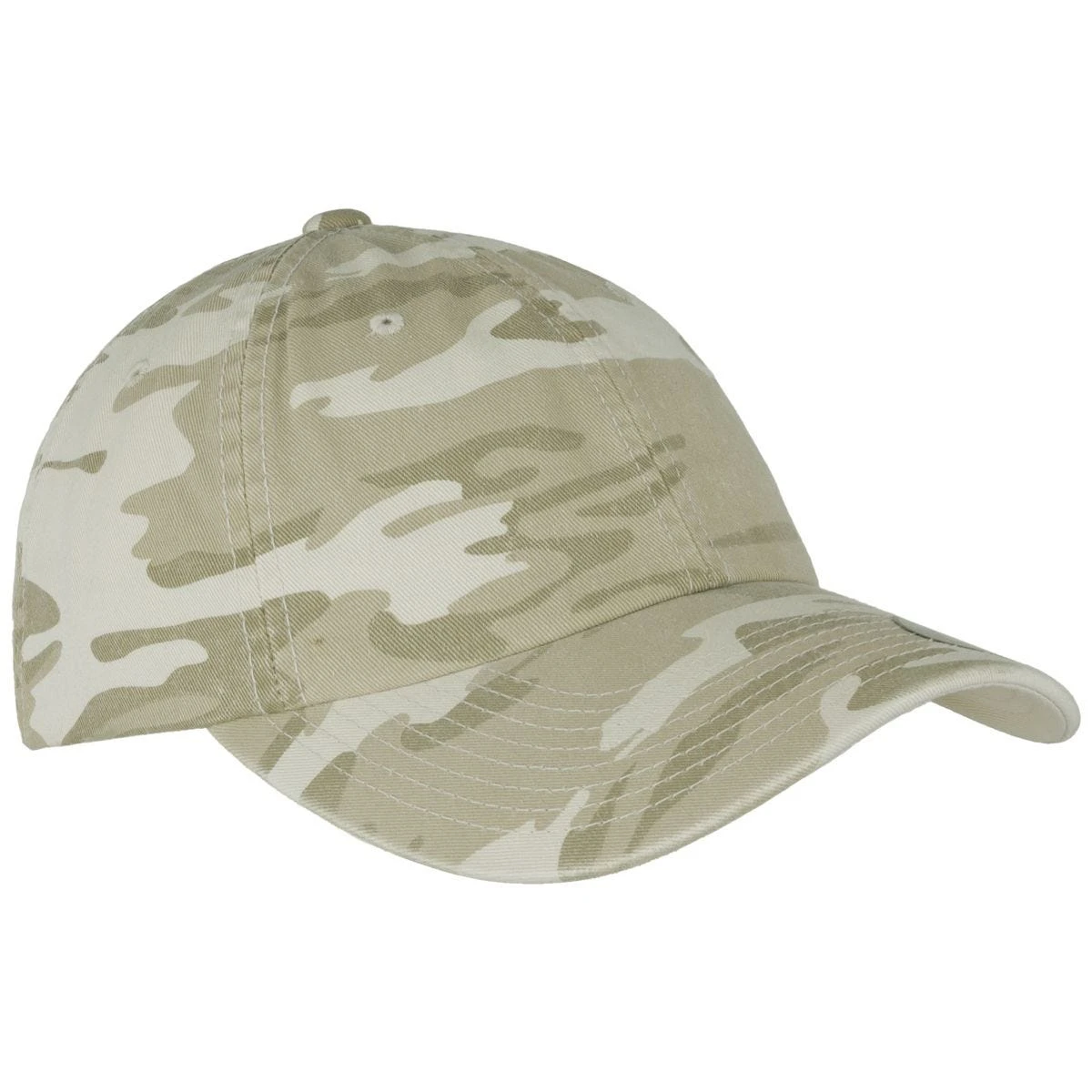 YP Low Profile Camo Washed Cap Sandstorm