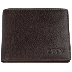 Zippo Leather Credit Card Wallet Brown