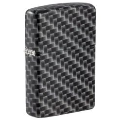 Zippo Carbon Fibre Design Lighter White Matte