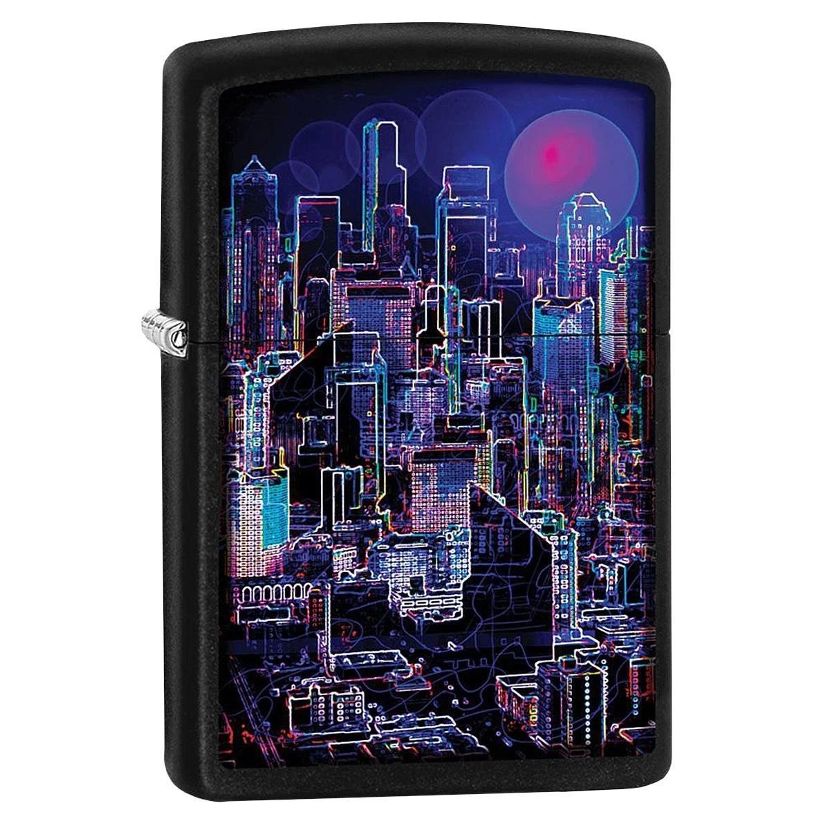 Zippo Cyberpunk Lighter Black Matte