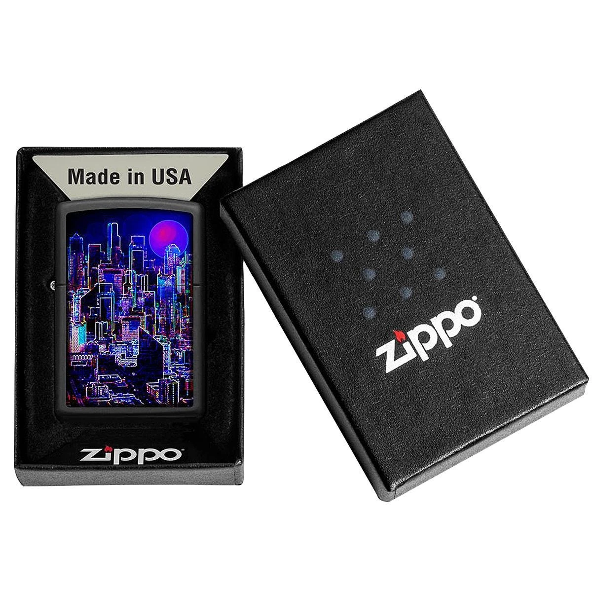 Zippo Cyberpunk Lighter Black Matte - Image 3