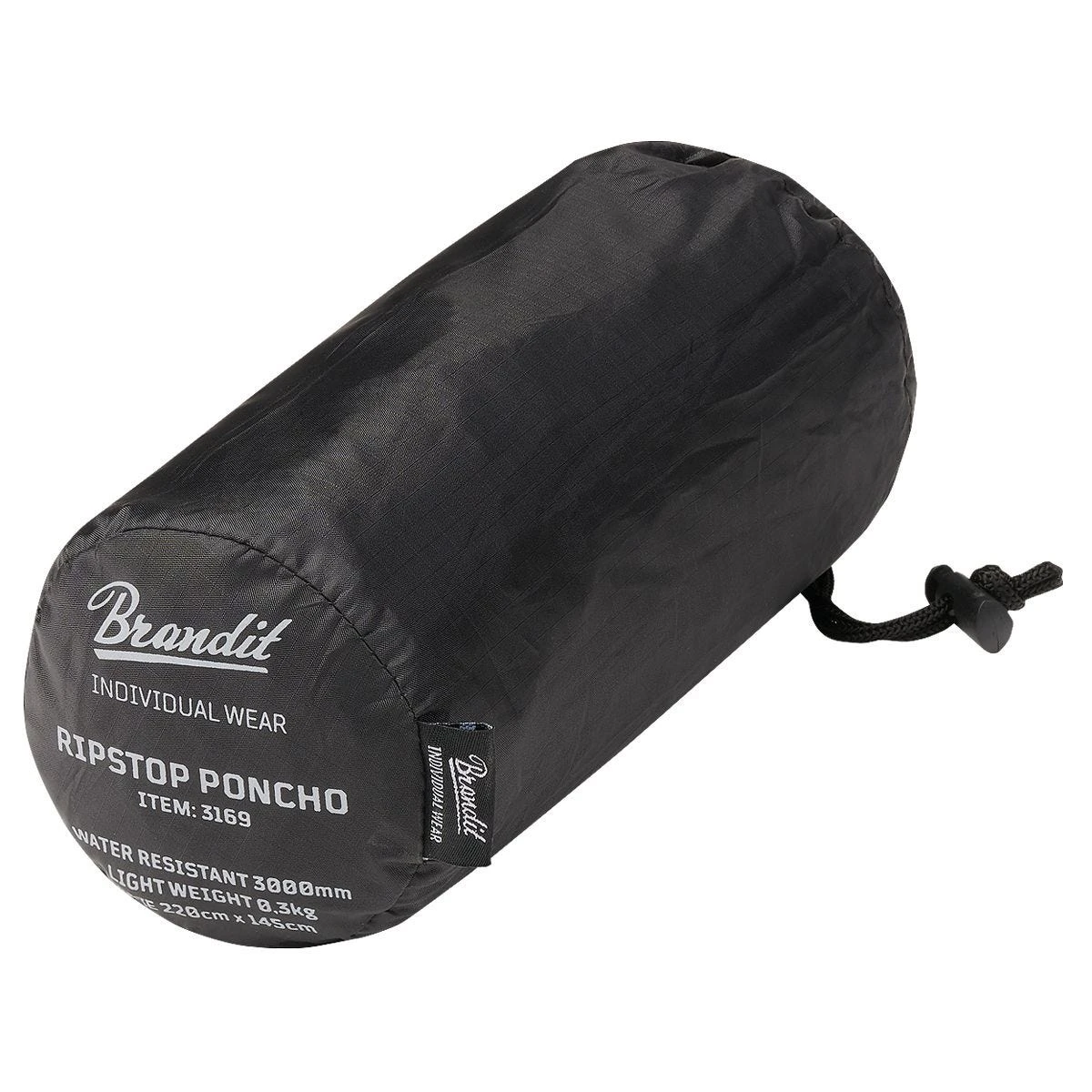 Brandit Ripstop Poncho Black - Image 2