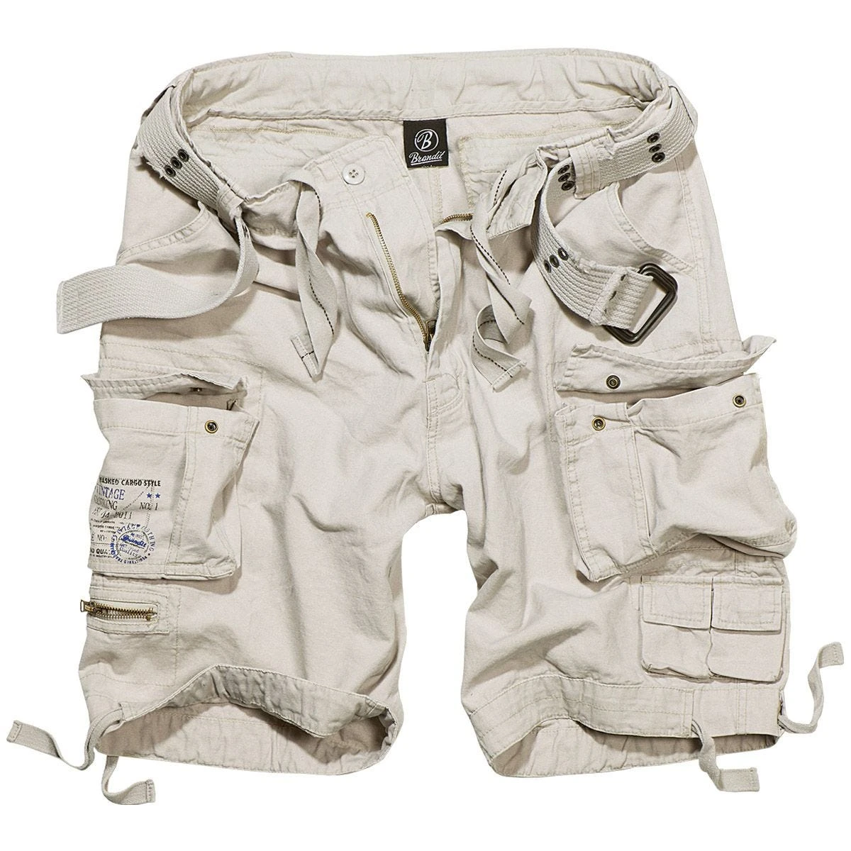 Brandit Savage Vintage Shorts Old White