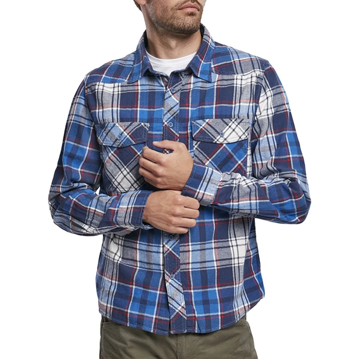 Brandit Check Shirt Navy - Image 2
