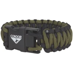 Condor USB Paracord Bracelet Black / Olive Drab