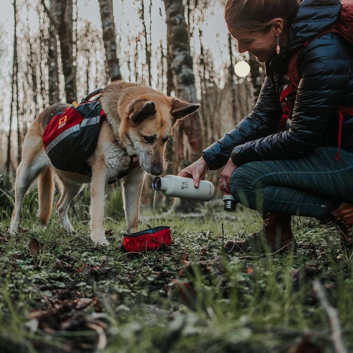 Earthwell Woodie Single Wall Bottle 800ml Walnut / Baja Sand - Image 2