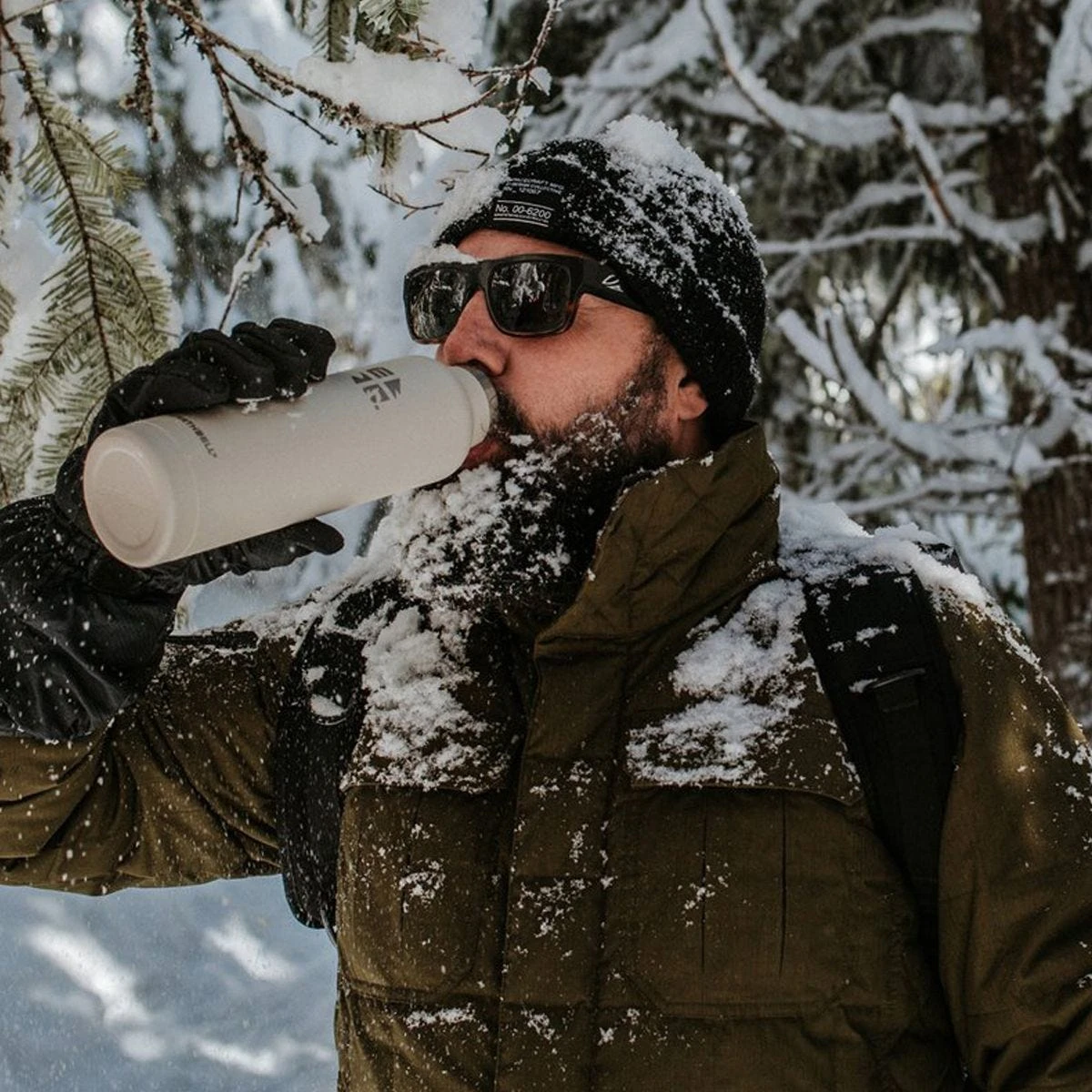 Earthwell Woodie Vacuum Bottle 650ml Pine / Sequoia Pine - Image 4