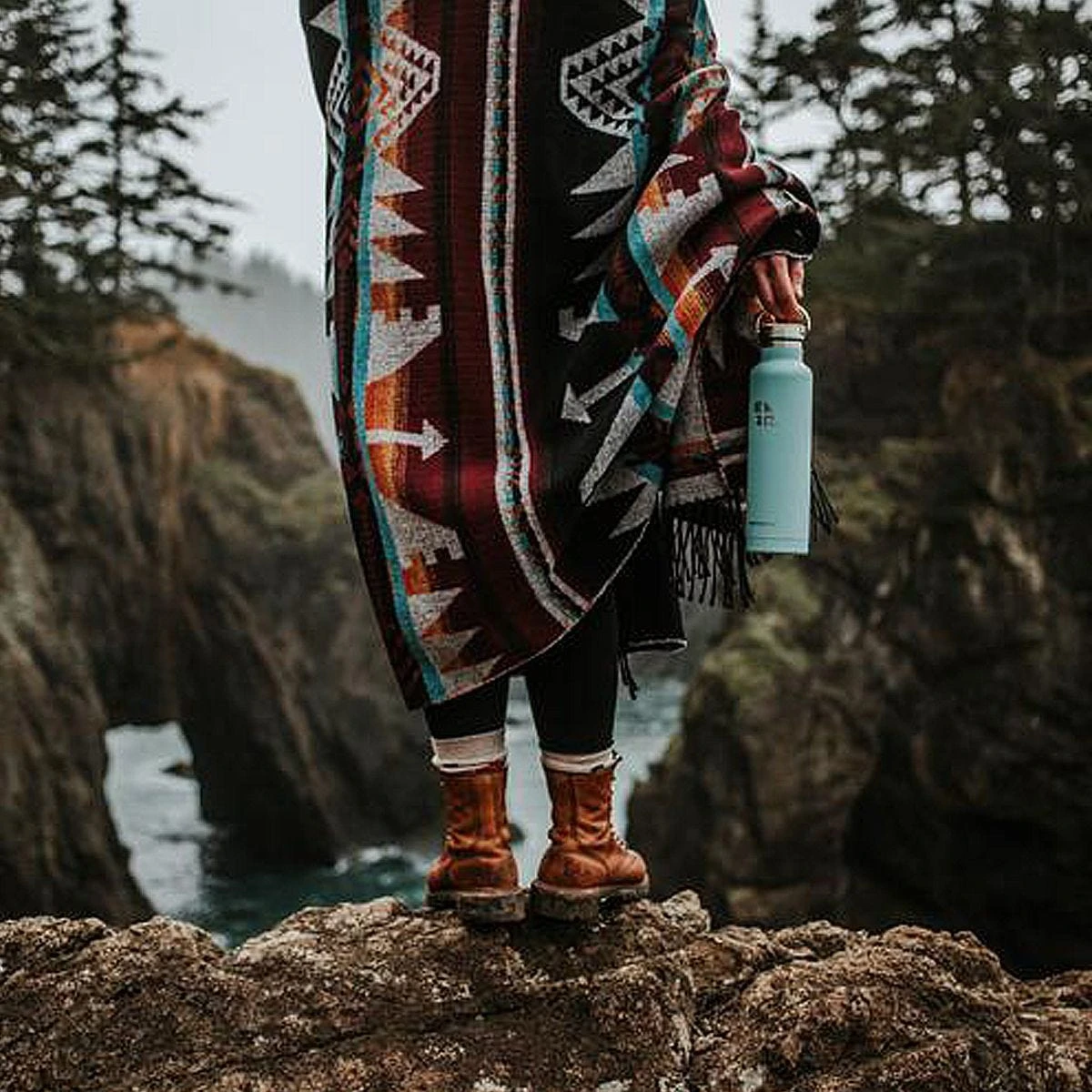 Earthwell Woodie Vacuum Bottle 650ml Pine / Sequoia Pine - Image 8