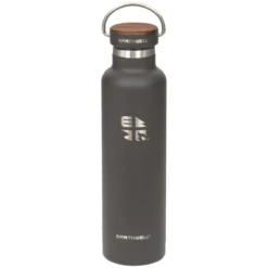 Earthwell Woodie Vacuum Bottle 650ml Walnut / Volcanic Black