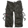 Surplus Engineer Vintage 3/4 Shorts Black Camo