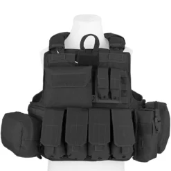 Flyye Force Recon Vest With Pouch Set Ver. Mar Black