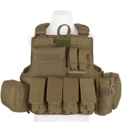 Flyye Force Recon Vest With Pouch Set Ver. Mar Coyote Brown