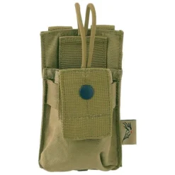 Flyye Short Radio Pouch MOLLE Khaki