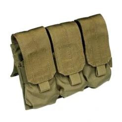 Flyye Triple M4/M16 Magazine Pouch MOLLE Khaki