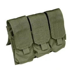 Flyye Triple M4/M16 Magazine Pouch MOLLE Ranger Green