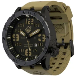 Hazard 4 Heavy Water Diver Titanium Tritium Watch Cavern Green/Yellow