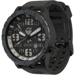 Hazard 4 Heavy Water Diver Titanium Tritium Watch Nightwatch White GMT Green/Yellow