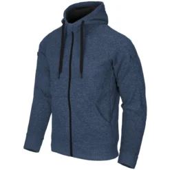 Helikon Covert Tactical Hoodie Full Zip Melange Blue