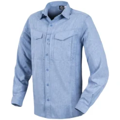 Helikon Defender Mk2 Gentleman Long Sleeve Shirt Melange Light Blue