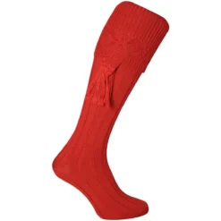 Jack Pyke Plain Shooting Socks Red