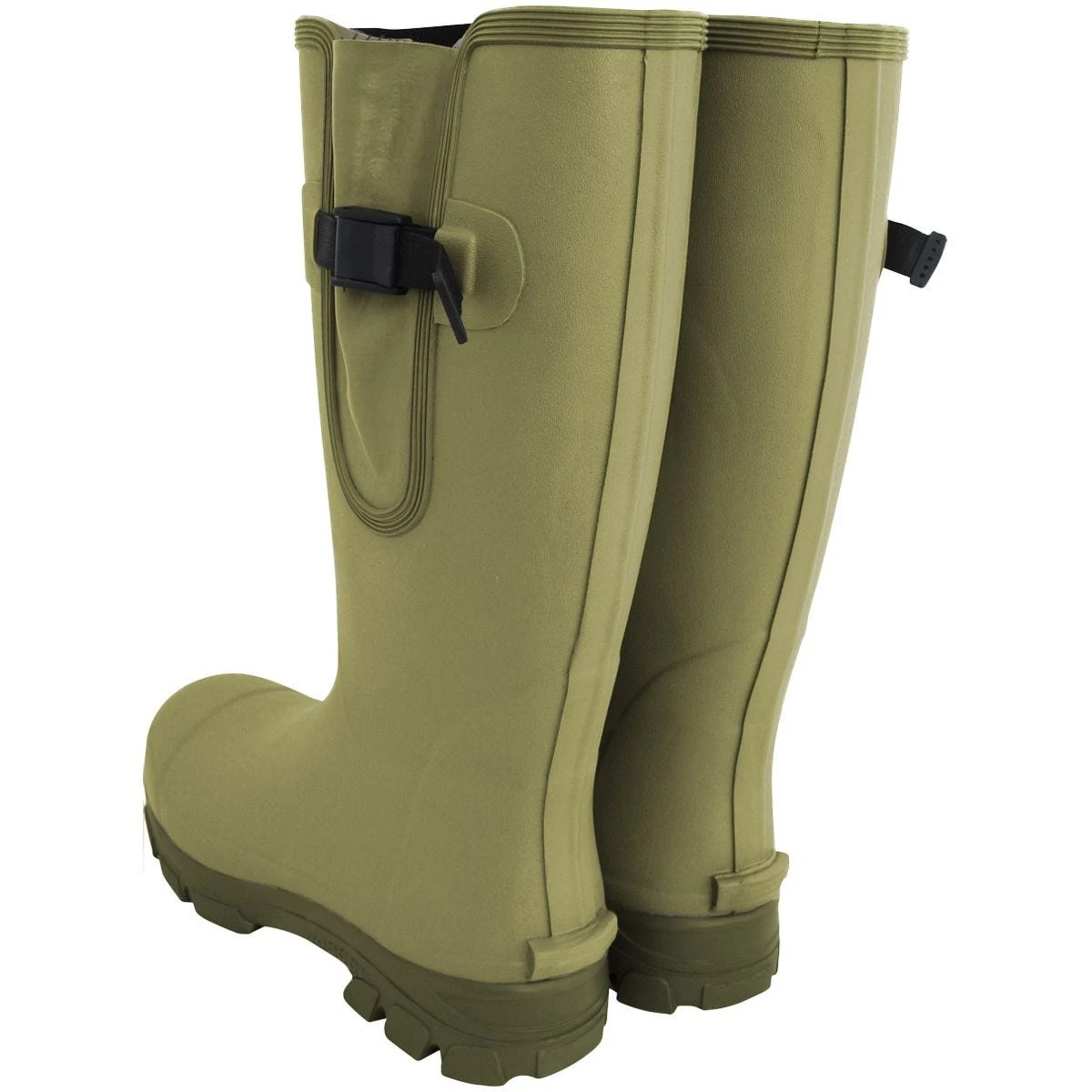 Jack Pyke Ashcombe Gusset Wellington Boots Olive - Image 3