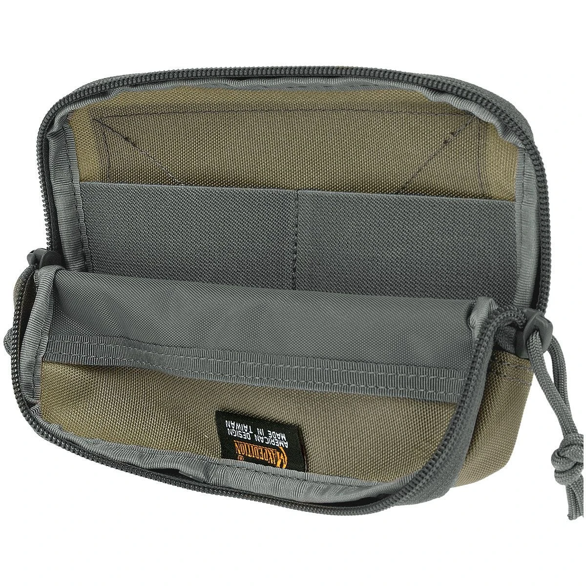 Maxpedition Hook & Loop 5" X 7" Zipper Pocket Khaki Foliage - Image 3