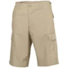 MFH US BDU Bermuda Shorts Ripstop Khaki