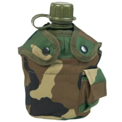 Mil-Tec US Style Canteen And Cup Woodland