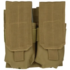 Mil-Tec Double M4/M16 Magazine Pouch MOLLE Coyote