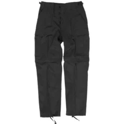 Mil-Tec Zip-Off Combat Trousers Black
