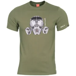 Pentagon Ageron Gas Mask T-Shirt Olive
