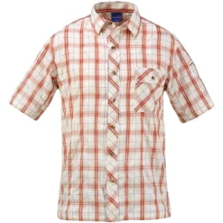 Propper Covert Button-Up Short Sleeve Shirt Brick Plaid