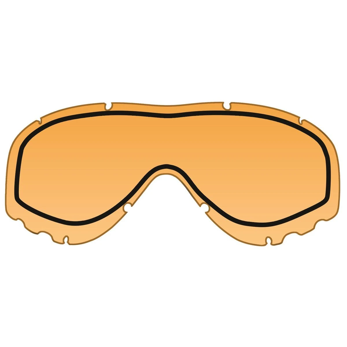 Wiley X Spear Goggles - Dual Smoke Grey + Clear + Light Rust Lens / Matte Tan Frame - Image 4