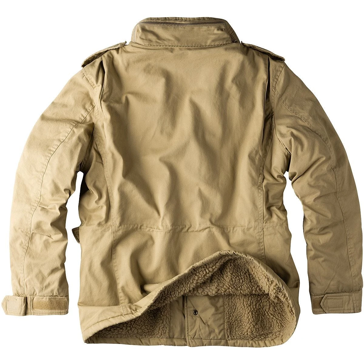 Surplus Paratrooper Winter Jacket Beige Washed - Image 2