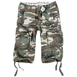 Surplus Trooper Legend 3/4 Shorts Woodland Washed