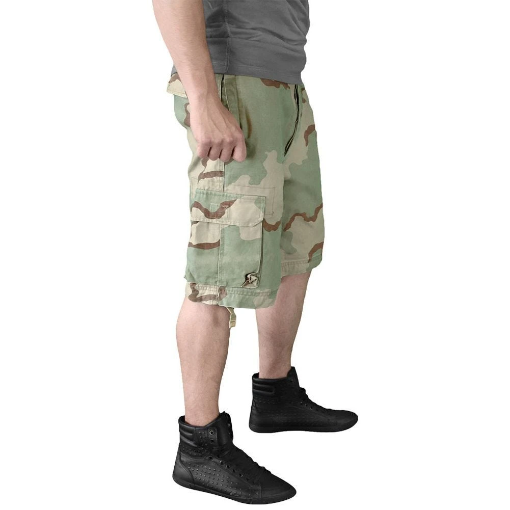 Surplus Vintage Shorts Washed 3-Colour Desert - Image 3