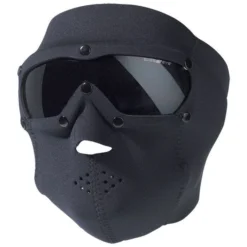 Swiss Eye Neoprene Face Mask With Integrated Goggles Black Smoke Lens