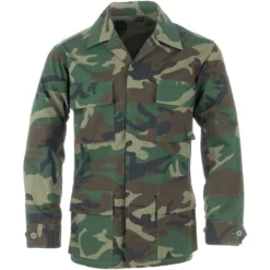 Teesar BDU Shirt Ripstop Woodland