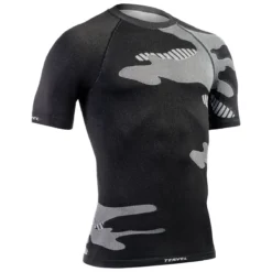 Tervel Optiline Light Shirt Short Sleeve Black/Light Grey