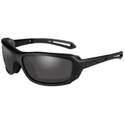 Wiley X WX Wave Glasses - Smoke Grey Lens / Matte Black Frame