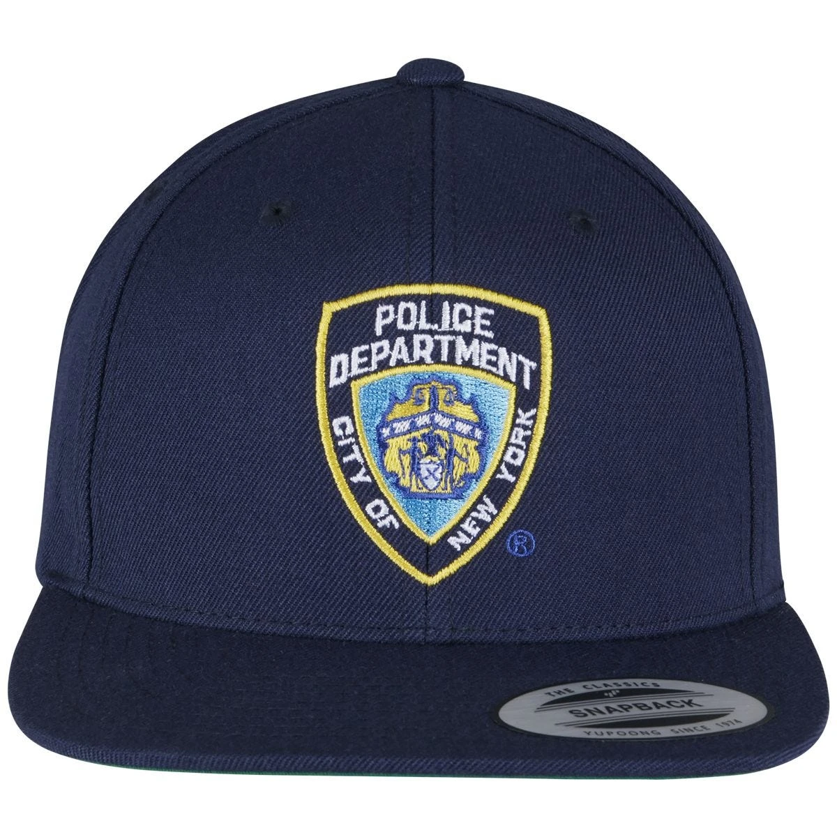 YP NYPD Emblem Snapback Cap Navy - Image 2